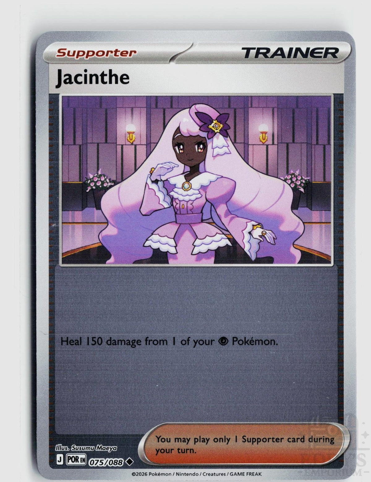 Jacinthe 075/088 Perfect Order Pokemon Reverse Holo Uncommon NM