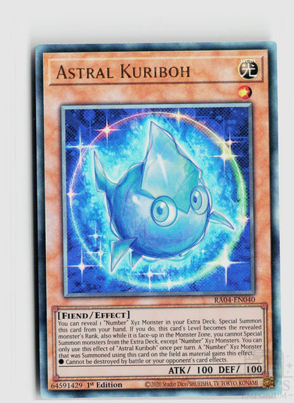 Astral Kuriboh (PUR) RA04-EN040 Quarter Century Stampede Yu-Gi-Oh 1st Edition NM
