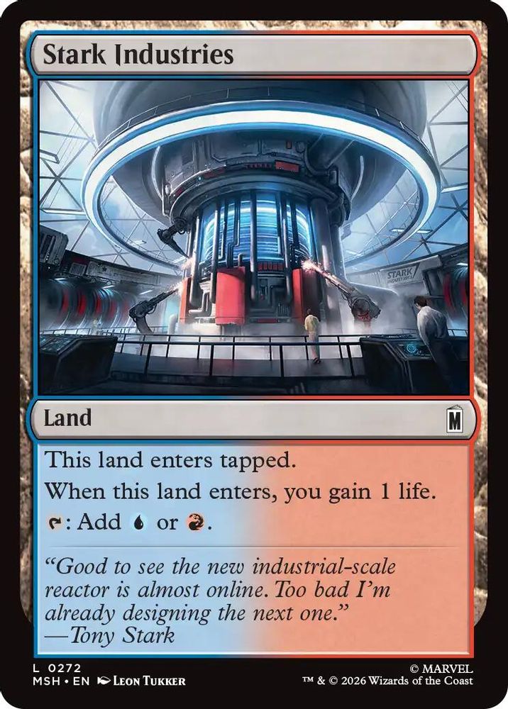 Stark Industries 272 Marvel Super Heroes Magic: The Gathering Foil