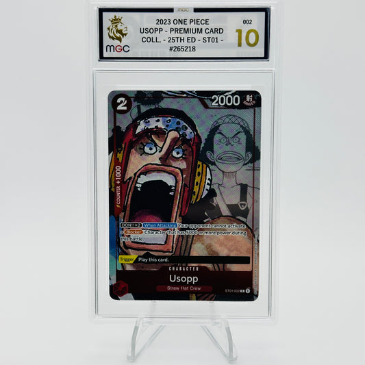 Usopp - ST01-002 - 25th Premium Collection - Promo Card - MGC 10