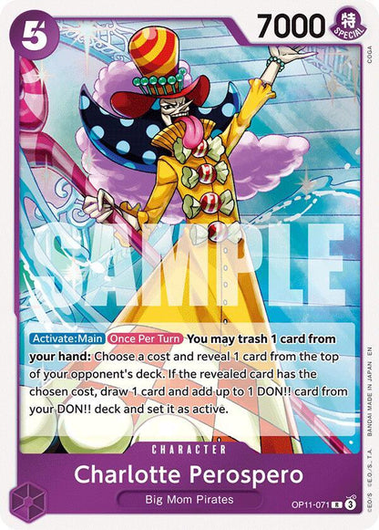 Charlotte Perospero OP11-071 A Fist of Divine Speed One Piece Foil Rare