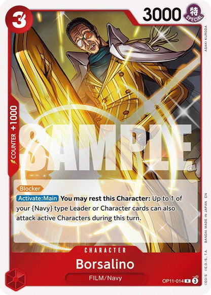 Borsalino OP11-014 A Fist of Divine Speed One Piece Foil Rare