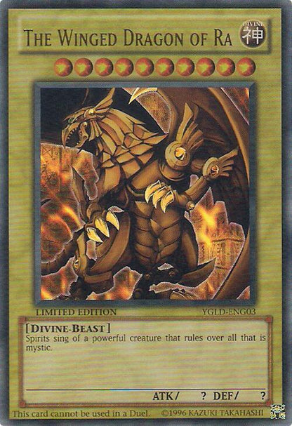 The Winged Dragon of Ra YGLD-ENG03 Yu-Gi-Oh King of Games: Yugi's Legendary Decks