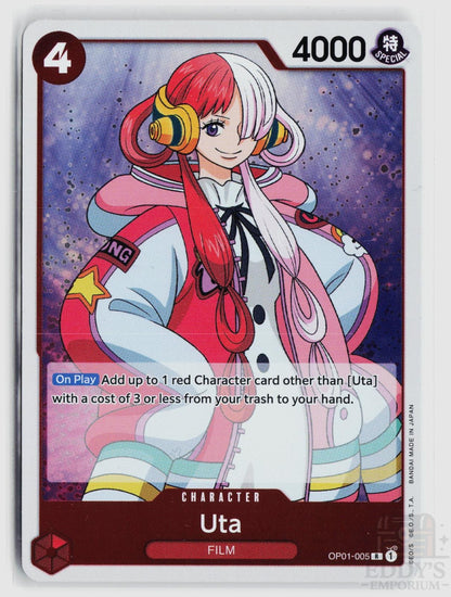 Uta OP01-005 Romance Dawn One Piece Rare