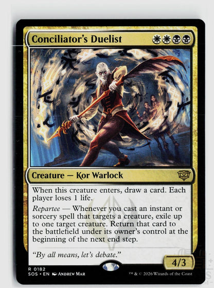 Conciliator's Duelist 182 Secrets of Strixhaven Magic: The Gathering Rare
