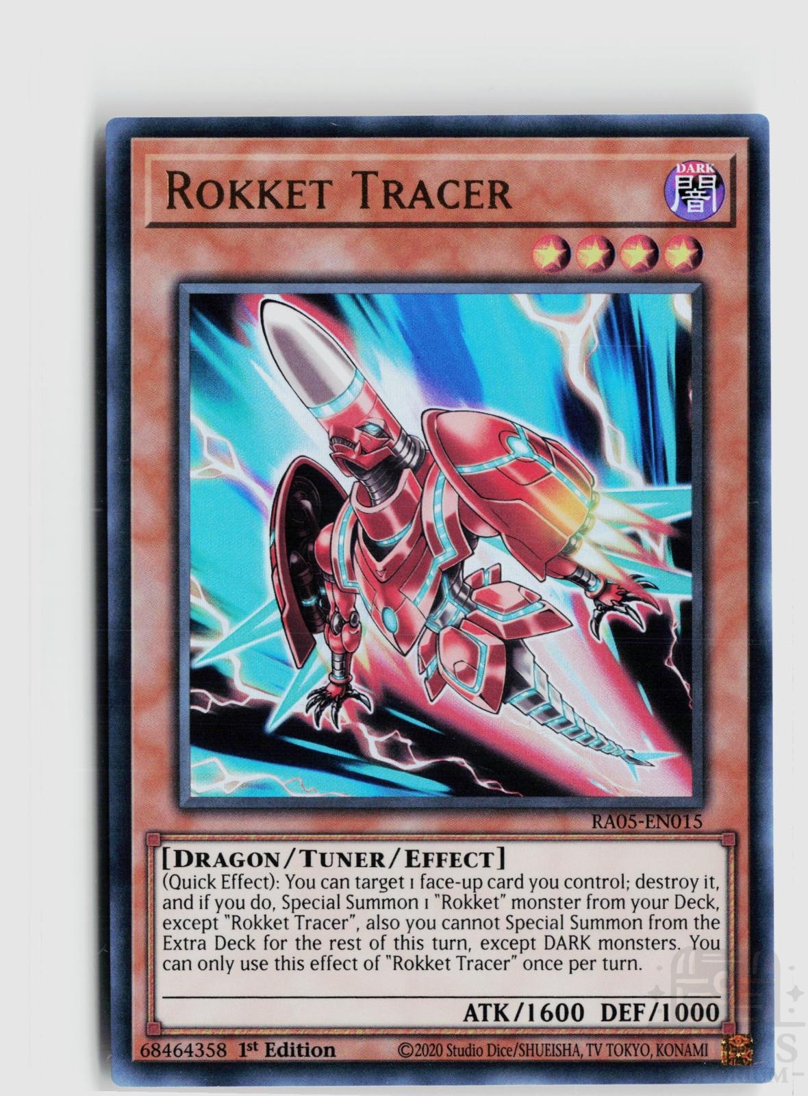 Rokket Tracer (Ultra Rare) RA05-EN015 Rarity Collection 5 Yu-Gi-Oh 1st Edition NM