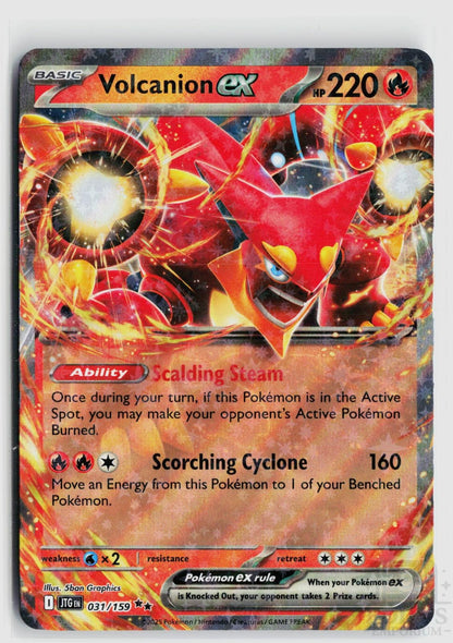 Volcanion ex 031/159 Journey Together Pokemon Holo Double Rare