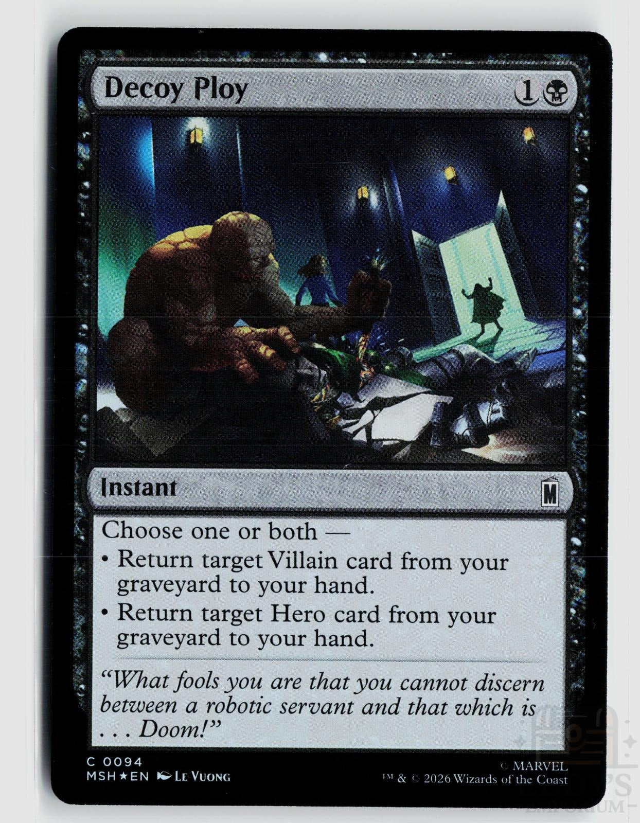 Decoy Ploy 94 Marvel Super Heroes Magic: The Gathering Foil