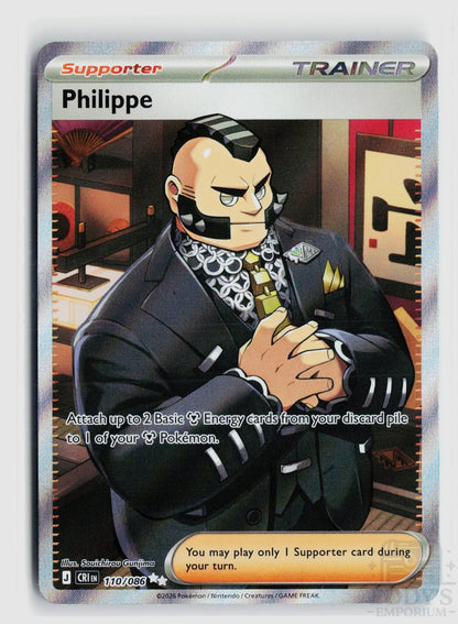 Philippe 110/086 Chaos Rising Pokemon Holo Ultra Rare