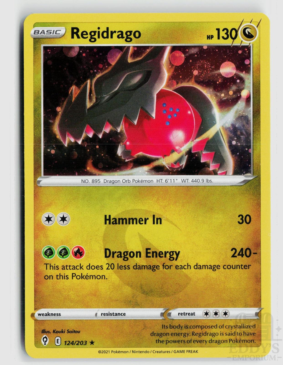 Regidrago (Cosmos Holo) 124/203 Miscellaneous Cards & Products Pokemon NM