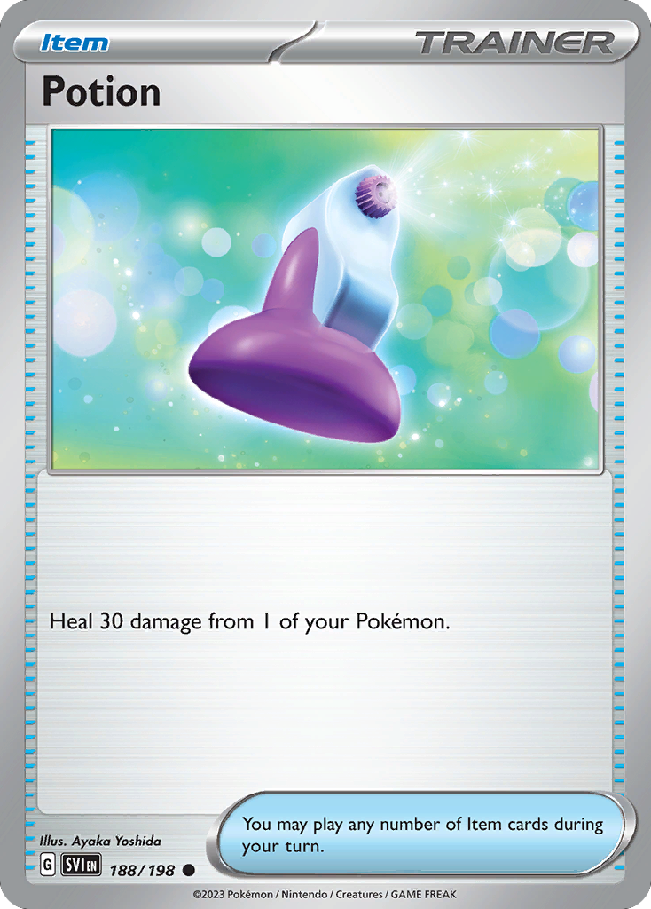Potion 188/198 Scarlet & Violet Pokemon Reverse Holo Common NM