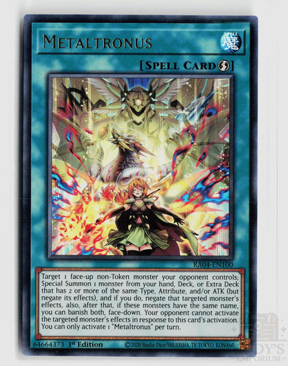 Metaltronus (UR) RA04-EN100 Quarter Century Stampede Yu-Gi-Oh 1st Edition NM