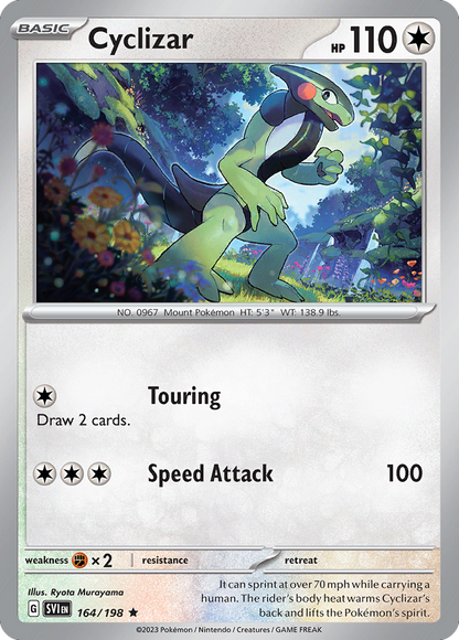 Cyclizar 164/198 Scarlet & Violet Pokemon Holo