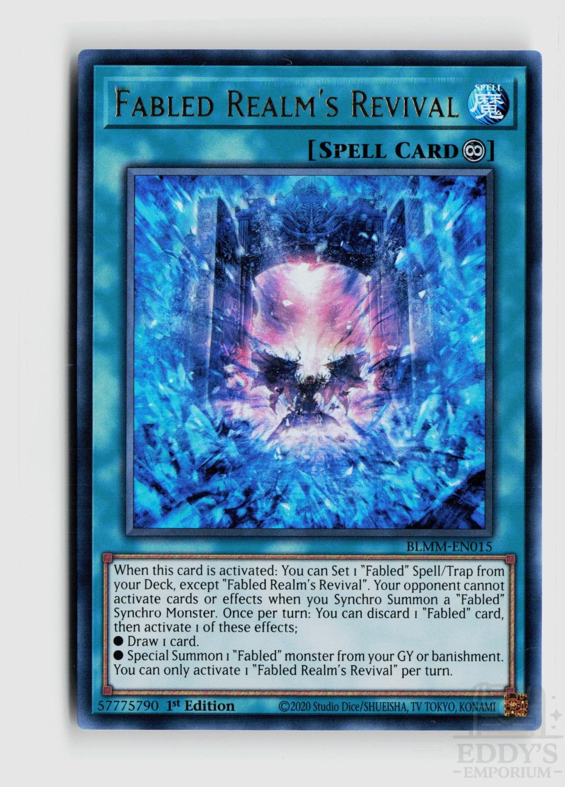 Fabled Realm's Revival BLMM-EN015 Battles of Legend: Monster Mayhem Yu-Gi-Oh 1st Edition NM