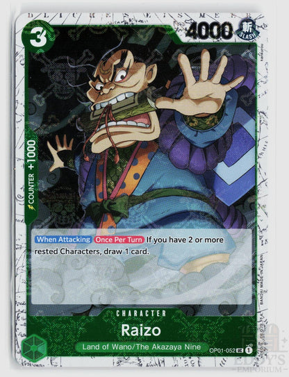 Raizo OP01-052 Romance Dawn One Piece Uncommon