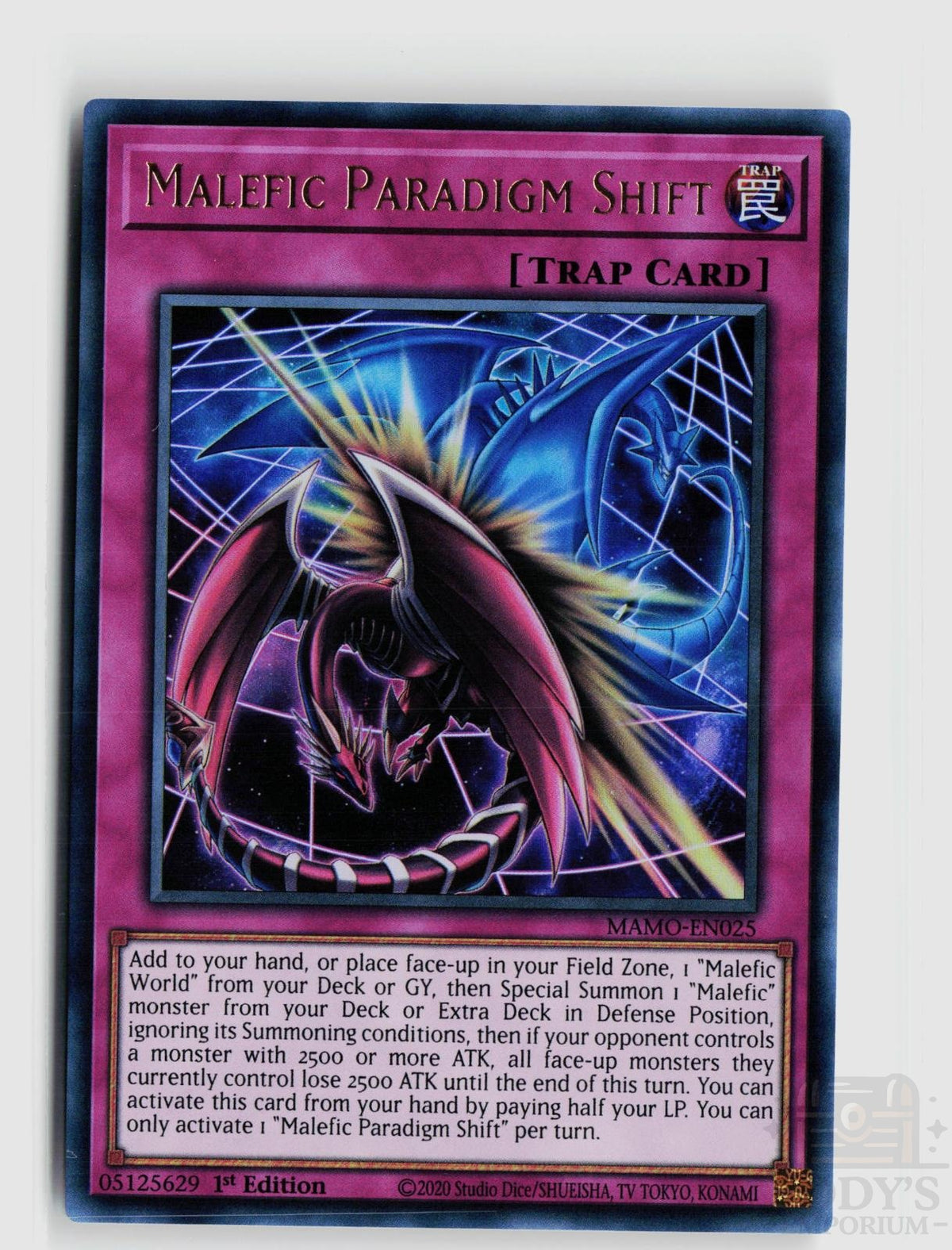 Malefic Paradigm Shift MAMO-EN025 Magnificent Monsters Yu-Gi-Oh 1st Edition NM