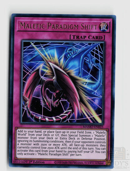 Malefic Paradigm Shift MAMO-EN025 Magnificent Monsters Yu-Gi-Oh 1st Edition NM