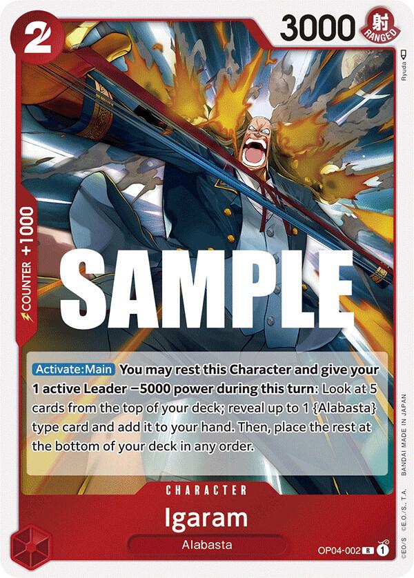 Igaram OP04-002 Kingdoms of Intrigue One Piece Foil Rare