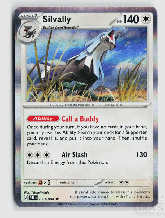 Silvally 070/084 Pitch Black Pokemon Holo