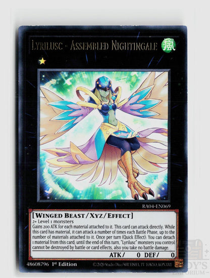 Lyrilusc - Assembled Nightingale (UR) RA04-EN069 Quarter Century Stampede Yu-Gi-Oh 1st Edition NM