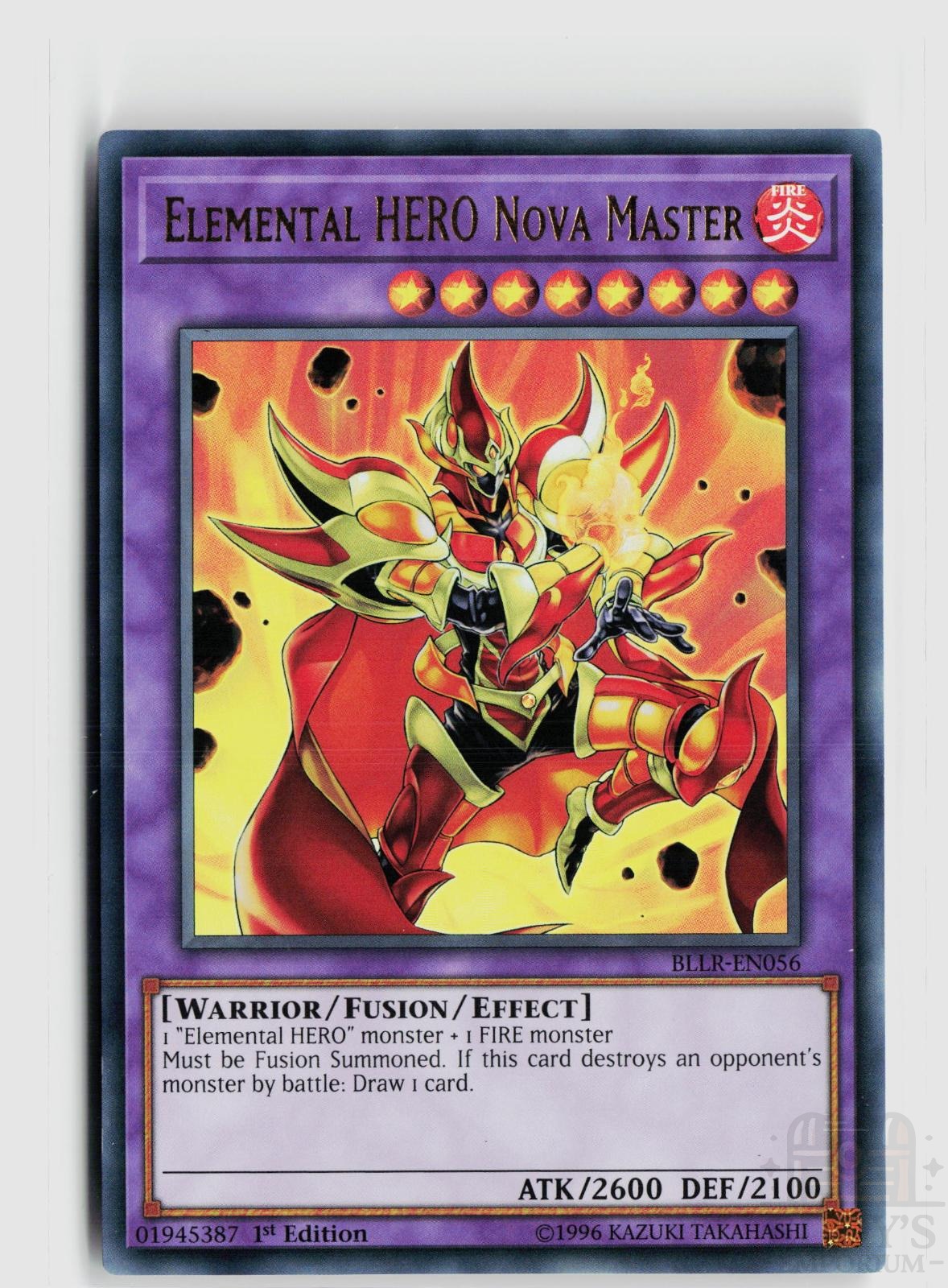 Elemental HERO Nova Master BLLR-EN056 Battles of Legend: Light's Revenge Yu-Gi-Oh 1st Edition NM