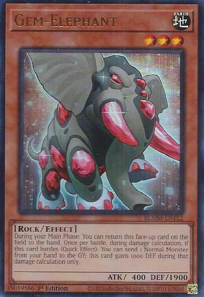 Gem-Elephant BLMM-EN112 Battles of Legend: Monster Mayhem Yu-Gi-Oh 1st Edition NM