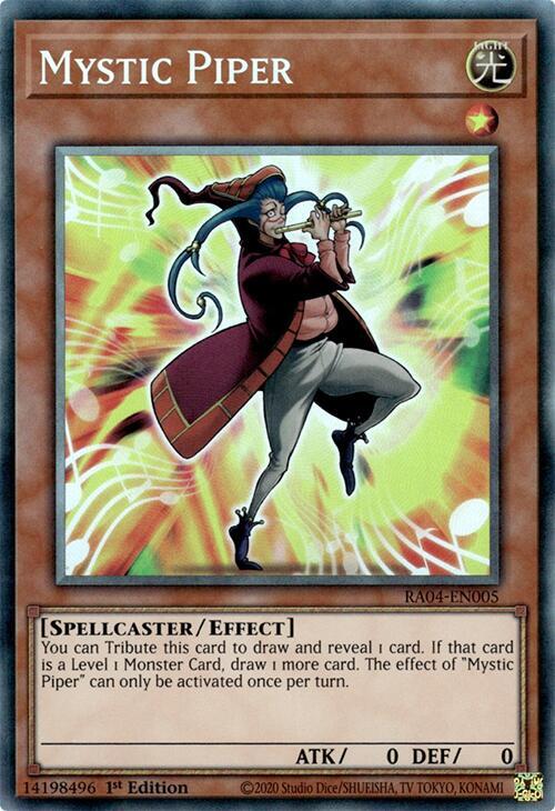 Mystic Piper (PCR) RA04-EN005 Quarter Century Stampede Yu-Gi-Oh 1st Edition NM