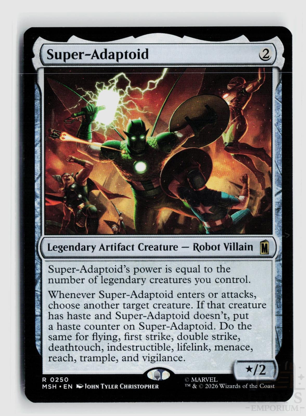 Super-Adaptoid 250 Marvel Super Heroes Magic: The Gathering Rare