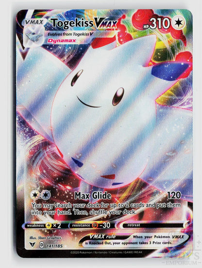 Togekiss VMAX 141/185 Vivid Voltage Pokemon Holo VMAX Rare