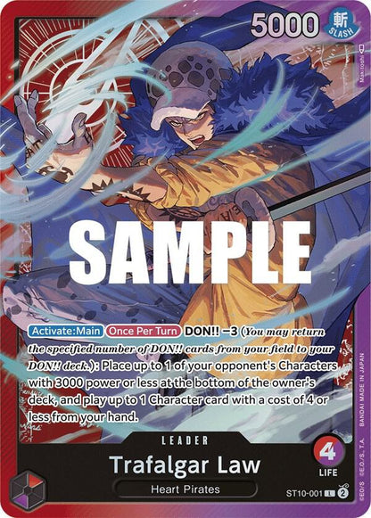 Trafalgar Law (001) ST10-001 Ultra Deck: The Three Captains One Piece Foil