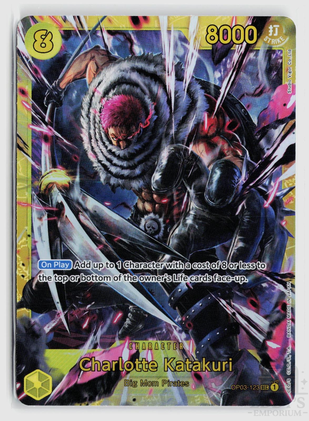 Charlotte Katakuri (Reprint) OP03-123 Premium Booster -The Best- One Piece Foil