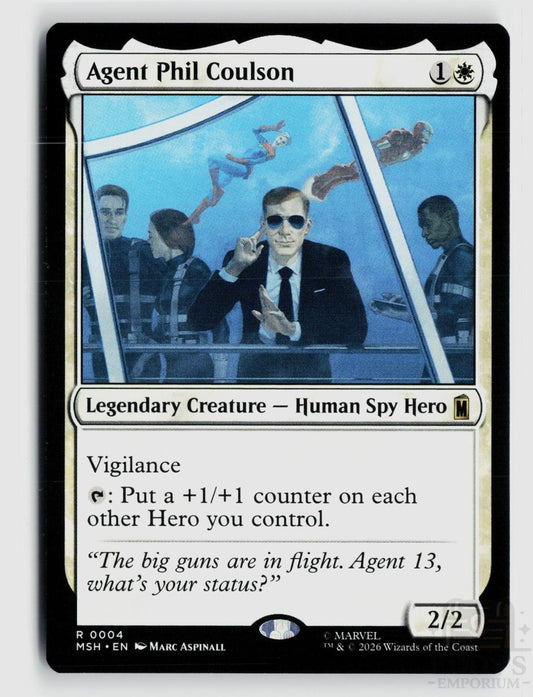 Agent Phil Coulson 4 Marvel Super Heroes Magic: The Gathering