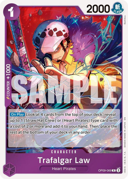 Trafalgar Law (Reprint) OP09-069 Premium Booster -The Best- Vol. 2 One Piece Foil