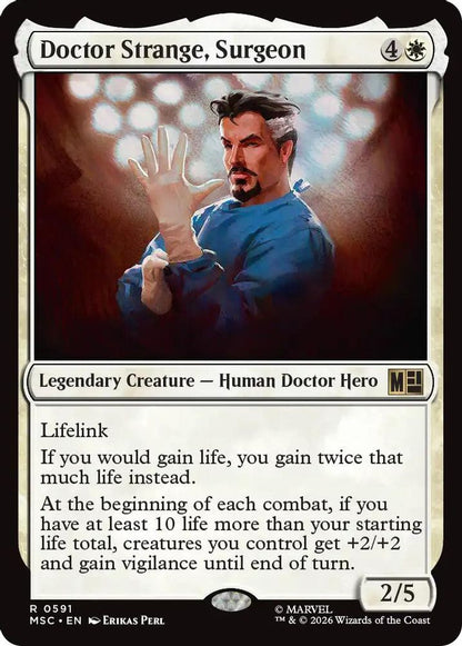 Doctor Strange, Surgeon 591 Commander: Marvel Super Heroes Magic: The Gathering