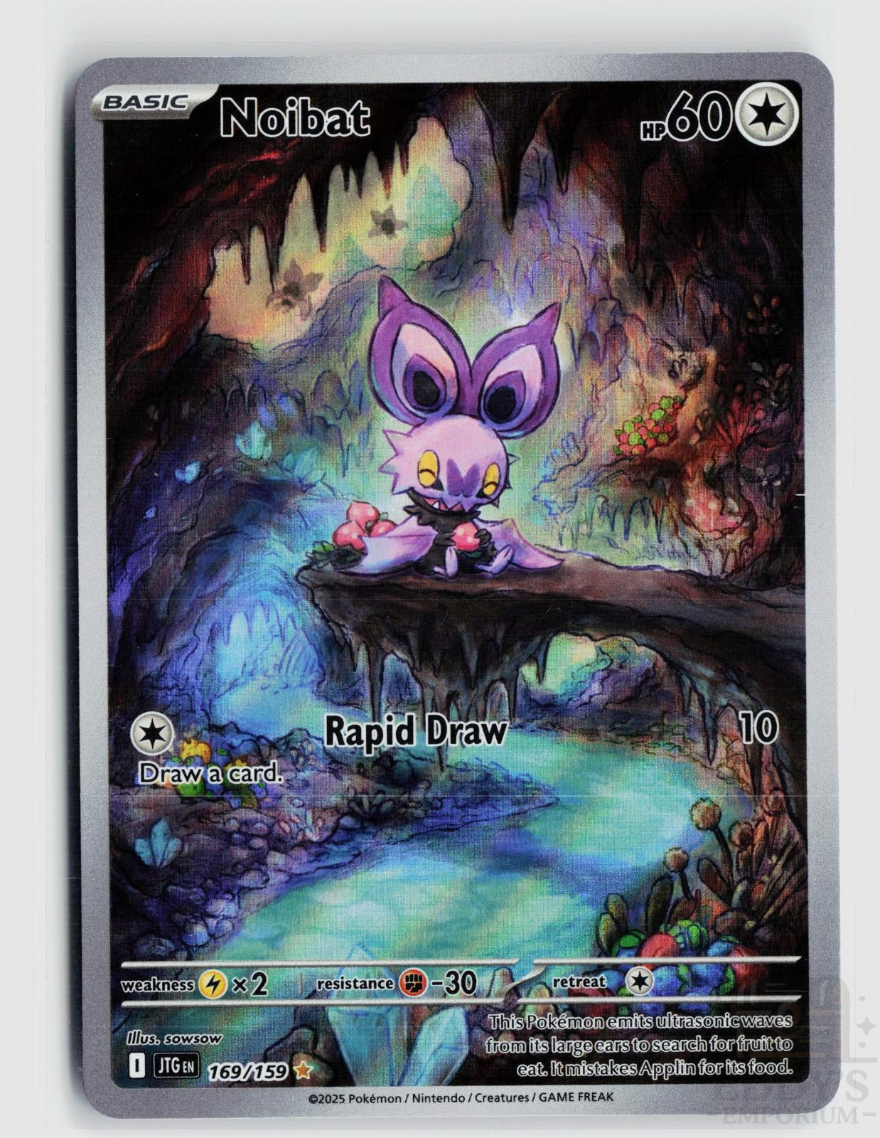 Noibat 169/159 Journey Together Pokemon Holo Illustration Rare