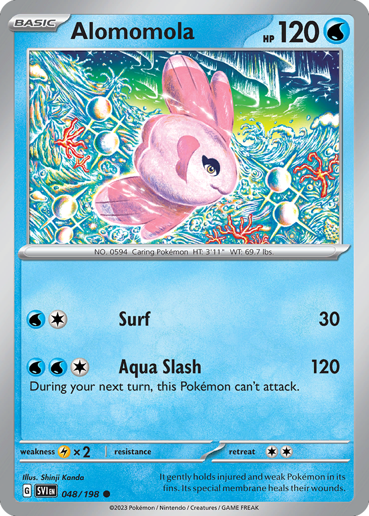 Alomomola 048/198 Scarlet & Violet Pokemon Reverse Holo