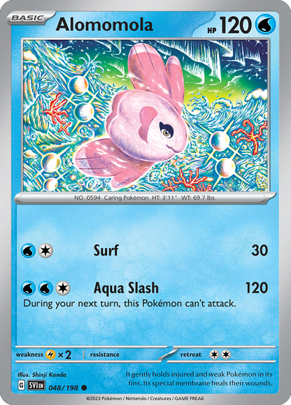 Alomomola 048/198 Scarlet & Violet Pokemon Reverse Holo