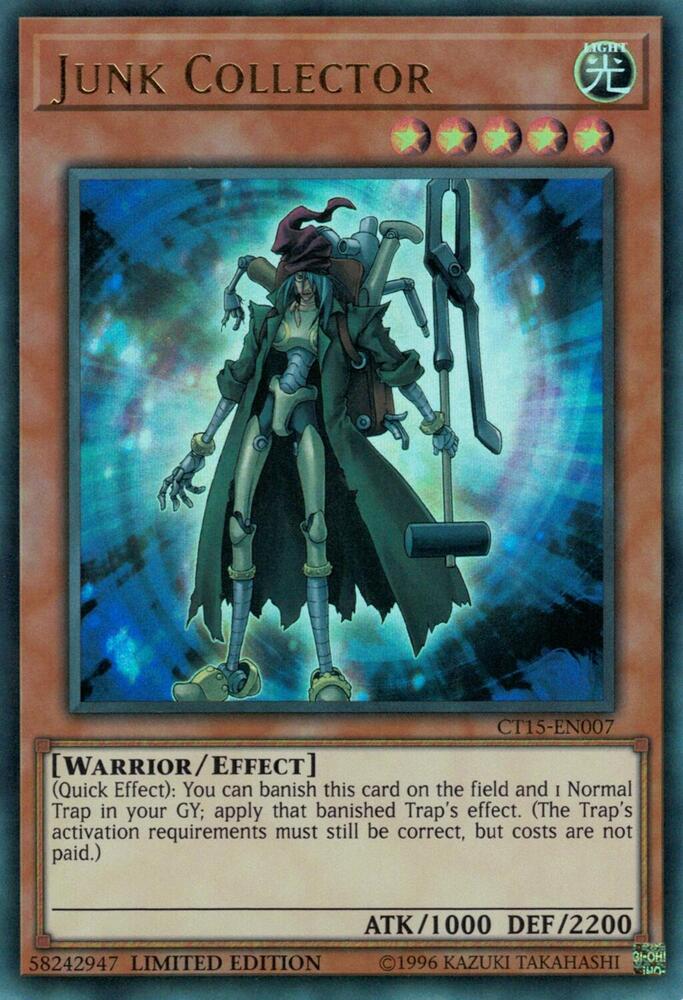 Junk Collector CT15-EN007 2018 Mega-Tins Yu-Gi-Oh Limited Ultra Rare NM