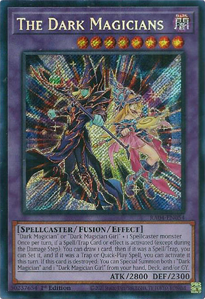 The Dark Magicians (Secret Rare) RA04-EN054 Yu-Gi-Oh Quarter Century Stampede