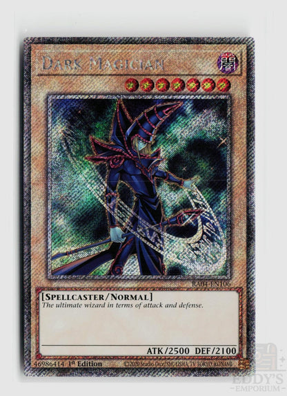 Dark Magician (6th Art) (Platinum Secret Rare) RA04-EN106 Yu-Gi-Oh Quarter Century Stampede