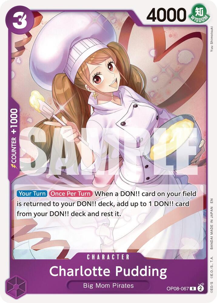 Charlotte Pudding (Reprint) OP08-067 Premium Booster -The Best- Vol. 2 One Piece Foil