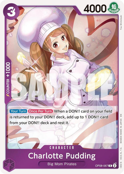 Charlotte Pudding (Reprint) OP08-067 Premium Booster -The Best- Vol. 2 One Piece Foil