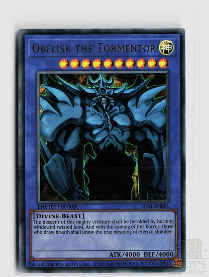 Obelisk the Tormentor (25th Anniversary Edition) LC01-EN001 Yu-Gi-Oh Legendary Collection: 25th Anniversary Edition
