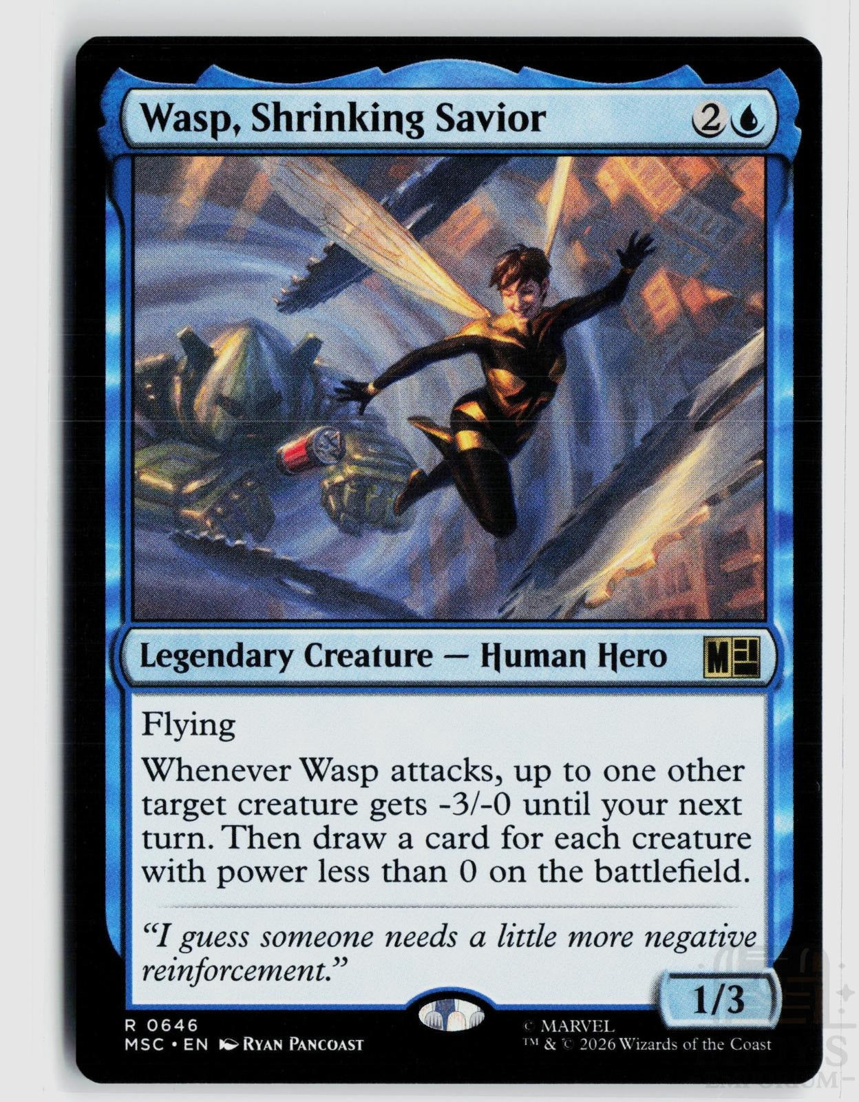 Wasp, Shrinking Savior 646 Commander: Marvel Super Heroes Magic: The Gathering