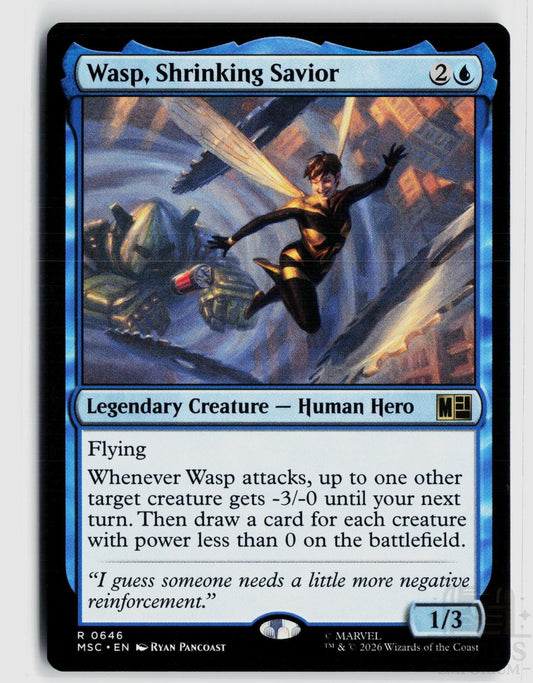 Wasp, Shrinking Savior 646 Commander: Marvel Super Heroes Magic: The Gathering