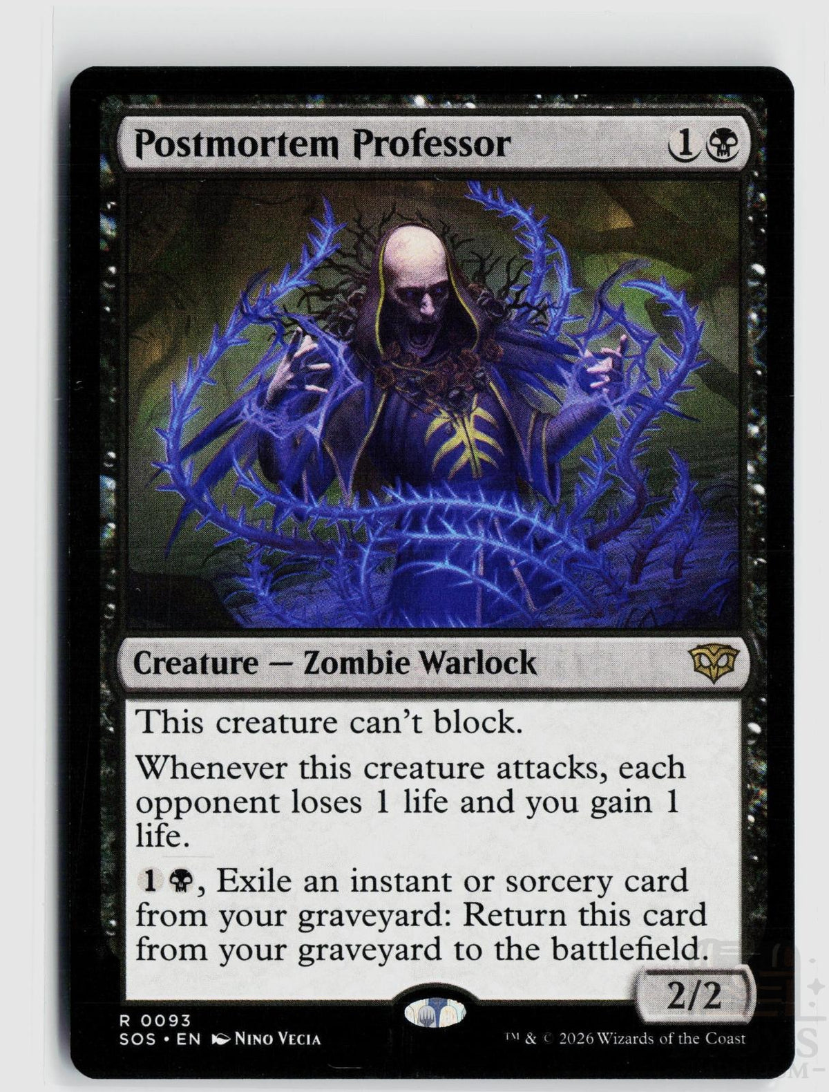 Postmortem Professor 93 Secrets of Strixhaven Magic: The Gathering Rare