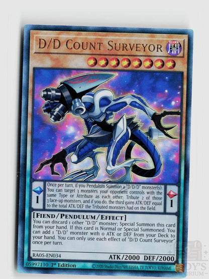 D/D Count Surveyor (PUR) RA05-EN034 Yu-Gi-Oh Rarity Collection 5