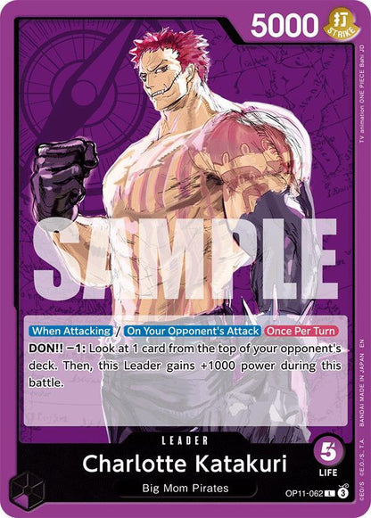 Charlotte Katakuri (062) OP11-062 A Fist of Divine Speed One Piece Leader