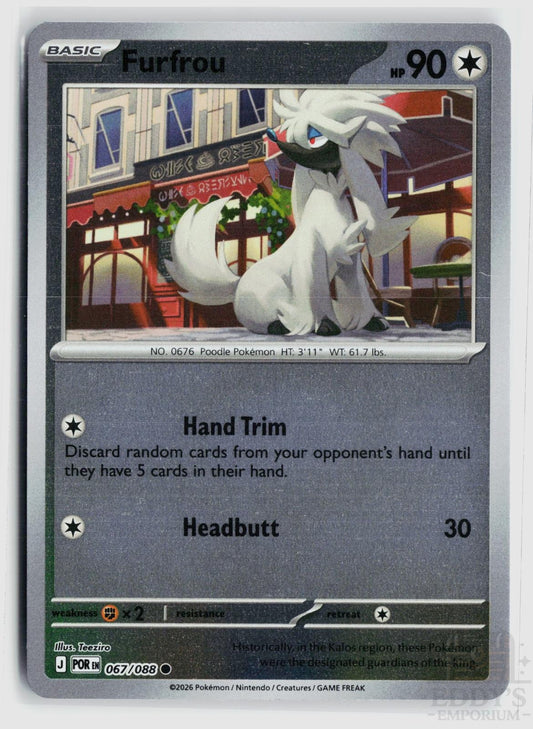 Furfrou 067/088 Perfect Order Pokemon Reverse Holo