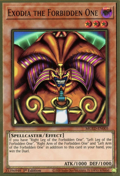 Exodia the Forbidden One MGED-EN005 Yu-Gi-Oh Maximum Gold: El Dorado